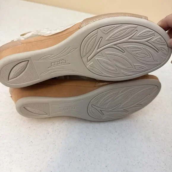 Earth Origins Womens Hera Sandals Pink Metallic Eco Calf Size 10 - Picture 13 of 16